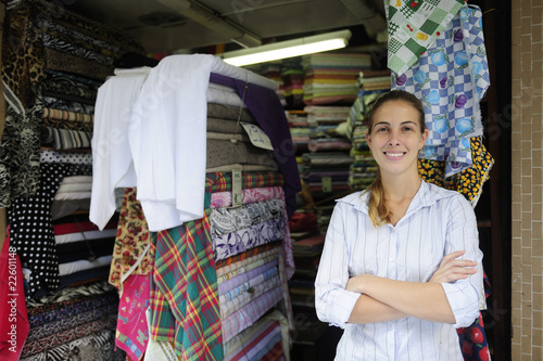 Photo: portait of a retail store owner portait of a retail store owner