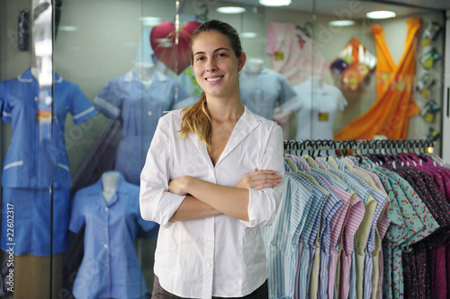 Photo: portait of a retail store owner portait of a retail store owner
