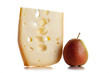 emmental typical swiss cheese with pear emmental typical swiss cheese with pear