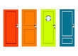 Colourful doors