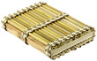 kayamb, instrument de musique des Mascareignes, fond blanc