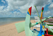 Outrigger on the beach, Bali,Indonesia