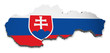 Slowakei 3D Flagge