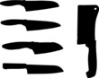 knifes and meat chopper