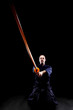 Kendo fighter with Bokken