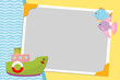 Blank template for greetings card Blank template for greetings card