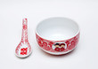 Chinese wedding bowl and spoon