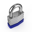 Padlock isolated