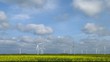 Video: Windräder im Rapsfeld Windräder im Rapsfeld