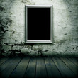 old frame on the wall