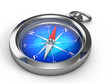 Compass isolated on white
