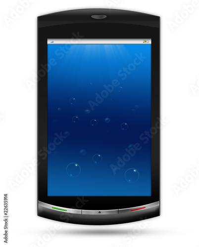 Foto: Smartphone Water Bubbles Smartphone Water Bubbles