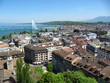 Geneva Water Fountain from Cathedral Geneva Water Fountain from Cathedral