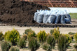 Photo: Humus in sacks Humus in sacks