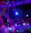 Fiber Optics Lights. Vector illustration