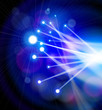 Fiber Optics Color Magical Lights. Vector illustration