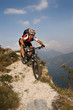 Mountain Biker am Gardasee
