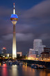 Blaue Stunde in Düsseldorf Blaue Stunde in Düsseldorf