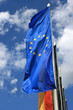 EU- und Deutschlandflagge