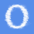 Clouds in shape of the letter O Clouds in shape of the letter O