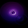 Abstract circles, disks dark-violet colour Abstract circles, disks dark-violet colour