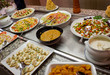 Catering food at a wedding party