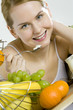 woman during breakfast