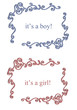 it's a boy & it's a girl