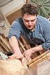 Holzverarbeitung in der Schreinerei Holzverarbeitung in der Schreinerei
