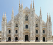 Facade of Milan Cathedral (Duomo), Lombardy, Italy Facade of Milan Cathedral (Duomo), Lombardy, Italy