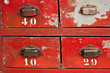 rote Schubladen