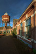 Ancient water tower in the city