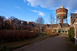 Ancient water tower in the city