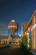 Ancient water tower in the city