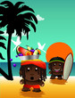 Beach character vector