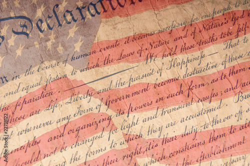 Photo: Declaration of Independence Close Up Declaration of Independence Close Up