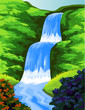 Beautiful waterfall
