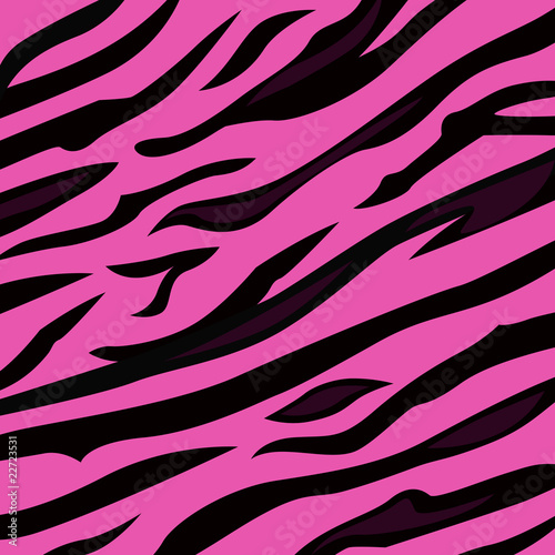 Wall Paper Patterns on Photo  Animal Background Pattern   Pink Tiger Skin Texture  Vector