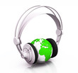 3D - Music 4 the World - green silver 02