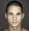 Young man's face Young man's face