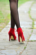 sexy leg with High-heeled shoes