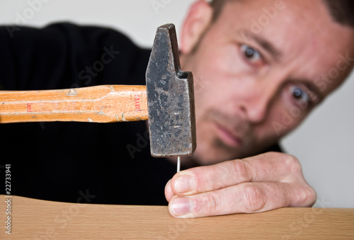 Photo: homme peureux homme peureux