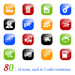 Industry icons - color series Industry icons - color series