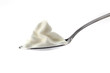 cucchiaio con panna montata