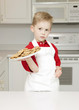 Young Baker Holding a Plate of Cookies