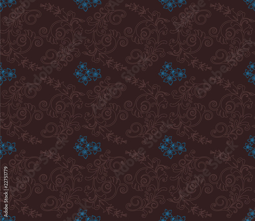 Turquoise Wallpaper on Brown And Turquoise Floral Wallpaper    Lina S  22751779   See