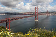 Ponte 25 de Abril in Lisboa (Portugal)