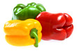 red, yellow and green paprika red, yellow and green paprika