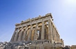 Parthenon temple at the Acropolis of Athens in Greece