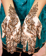 Mehandi on hands